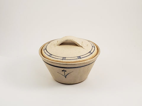 Pottery Dish with Pull Lid