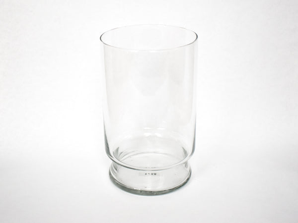 Wide-Mouth Glass Floor Vase