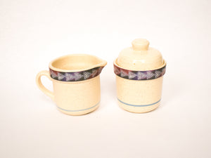 Stoneware Cream & Sugar Set