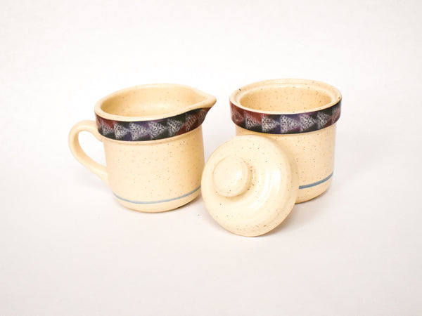 Stoneware Cream & Sugar Set