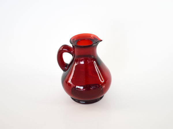 Vintage Avon Ruby Red Decanter - 1970s (Set of 2)