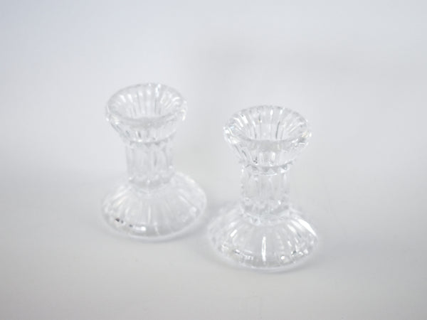 Crystal Candlesticks - DePlomb (Set of 2)