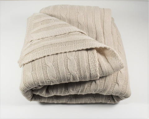 Knit Throw Blanket